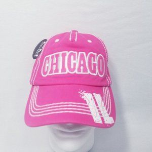 City Hats Unisex Pink Chicago Baseball Style - NWT